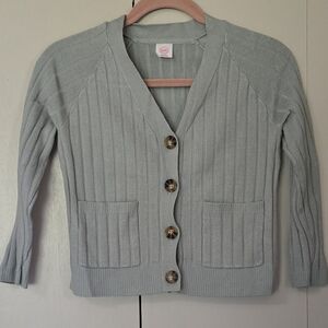 Sage Girl's Cardigan Sweater